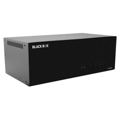 Black Box KVS4-4004VX Secure KVM Switch, 4-Port, Quad Monitor, DisplayPort, CAC